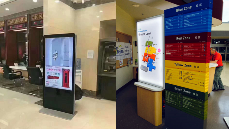 Bank and hotel LED poster screen Bank and hotel LED poster screen