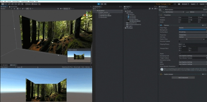 Step 3: Creating the final perspective footage using Unity