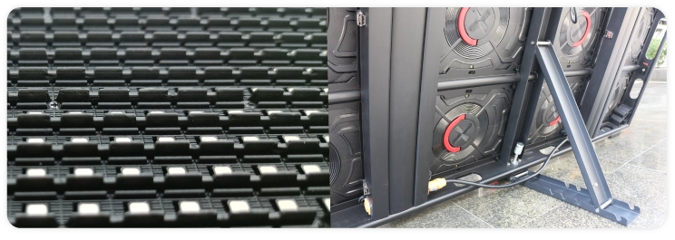 back bracket for this sports led cabinet