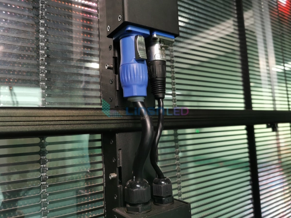 connecting holes of led window screen