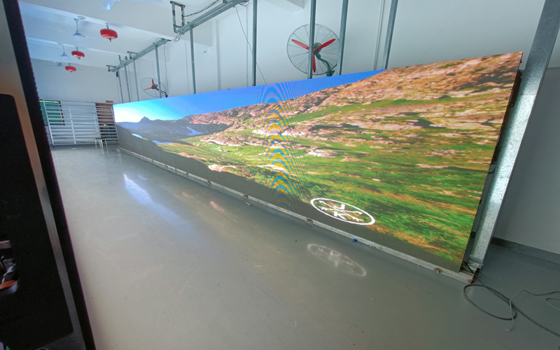 moire effect led display