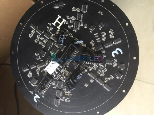 sphere led display flat cables