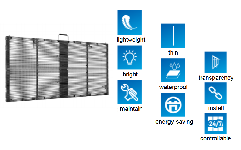 features of transparent LED display