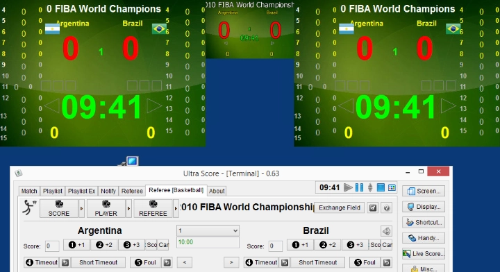 ultra score for different led displays